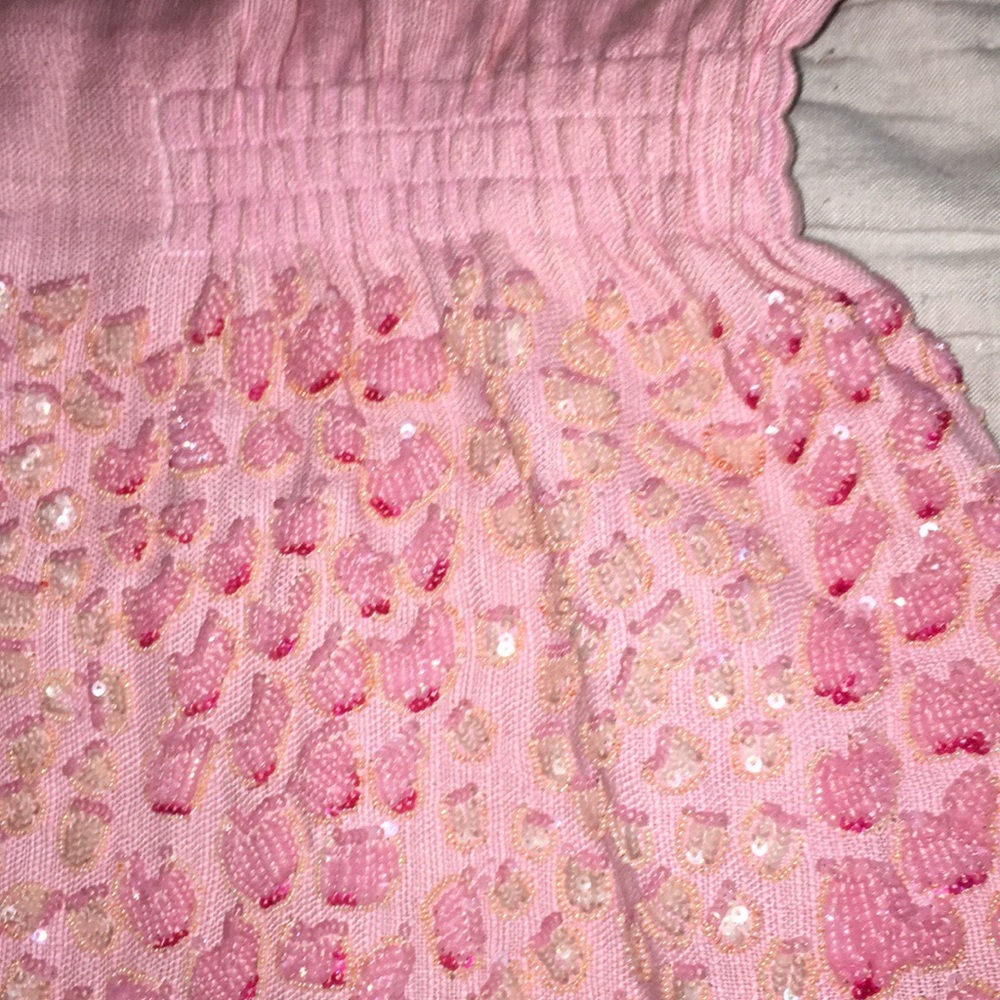 🎁HOSTPICK🎁Valentino Linen & Beaded Cocktail Dress - Picture 3 of 8